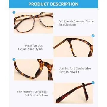 Firmoo Blue Light Blocking Glasses For Men and Women