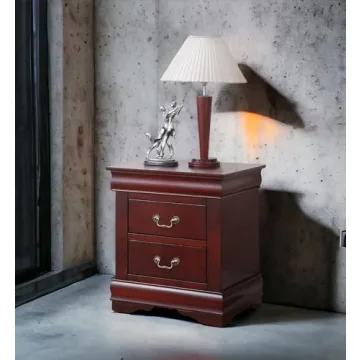 Henf Nightstand with 2 Drawers for Elegant Storage Solutions