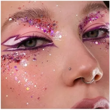 YGQQOY Holographic Glitter Gel - Vibrant 12 Color Options