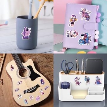 LTZSTONE 55pcs Demon Hunters Waterproof Stickers