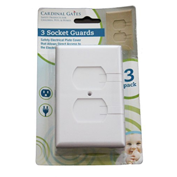 Cardinal Gates 3 Piece Socket Guard for Ultimate Child Safety