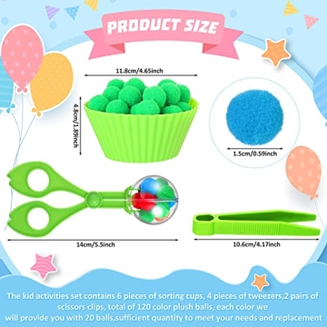 142 Piece Fine Motor Skills Handy Scooper Set for Kids