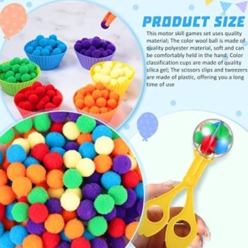 142 Piece Fine Motor Skills Handy Scooper Set for Kids