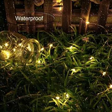 BINZET Solar String Lights - 66ft, 200 LED Magic