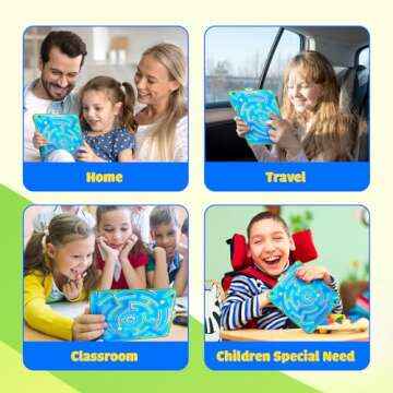 LESONG Sensory Toys for Kids: Gel-Filled Maze Fun