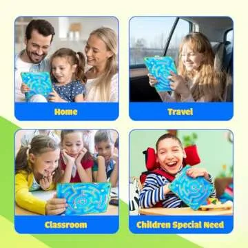 LESONG Sensory Toys for Kids: Gel-Filled Maze Fun