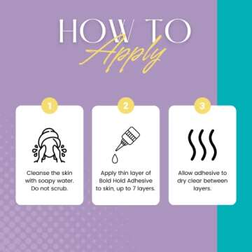 The Hair Diagram - Bold Hold - Active Burst - Alonzo Arnold Edition - Strong Hold Glue for Wigs and Hair Systems - Lemon Scent - Non Toxic - No Latex - 1.3oz