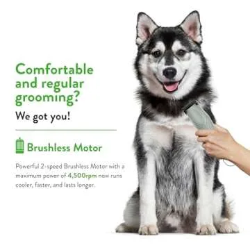 Wahl Professional Animal KMC+ 2-Speed Cordless Clipper (3025661) - Detachable Blade Pet & Dog Clipper Kit - Patented Ergonomic Housing Design - Teal