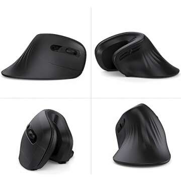 Bluetooth Ergo Mouse for Comfort and Precision