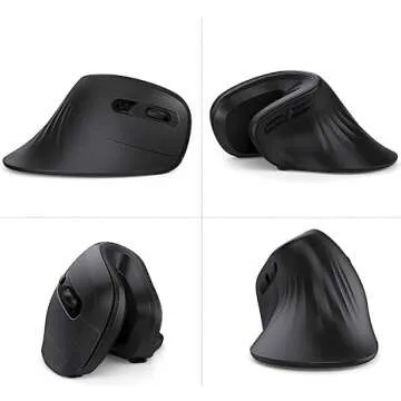 Bluetooth Ergo Mouse for Comfort and Precision