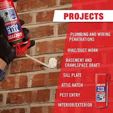 Loctite Tite Foam Spray Foam Sealant - Durable Insulation Solution