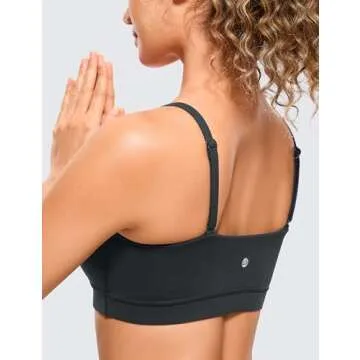 CRZ YOGA Women's Adjustable Sports Bra for Yoga