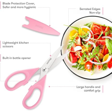 iBayam Kitchen Scissors - All Purpose 8.5" Shears