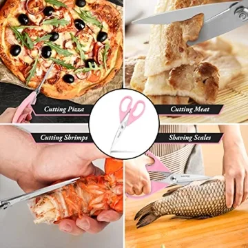 iBayam Kitchen Scissors - All Purpose 8.5" Shears