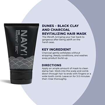 NAVY HAIR CARE Hydrating Hair Mask - Revitalize and Repair