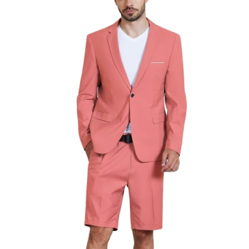 MYS Men's 2 Piece Slim Fit Suit for All Occasions