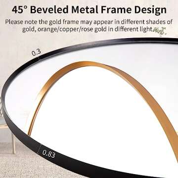 TheiaMo 32" LED Backlit Bathroom Mirror for Modern Homes