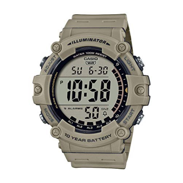 Durable Casio Casual Watch AE-1500WH-5AVCF - 10-Year Battery & 100M Water Resistance