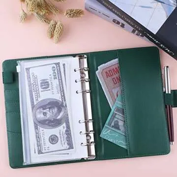 Antner A6 PU Leather Notebook Binder for Effective Planning