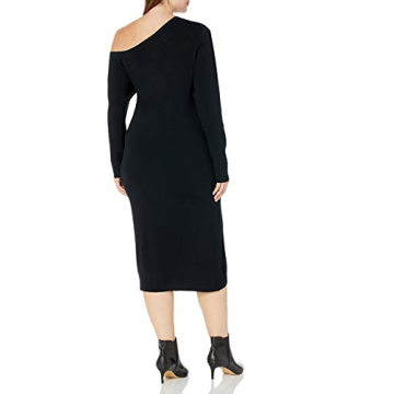The Drop Women's Giselle Midi Sweater Dress in Black XL