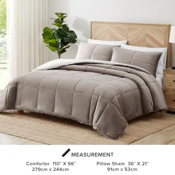 UGG Blissful King Comforter Set 3 Piece Cozy Bedding Set