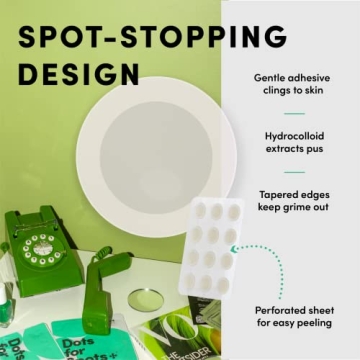 Dots for Spots Translucent Pimple Patches for Rapid Acne Relief