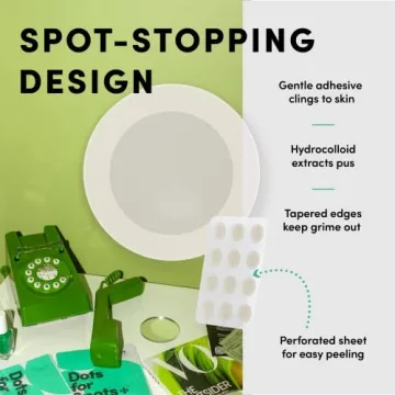 Dots for Spots Translucent Pimple Patches for Rapid Acne Relief