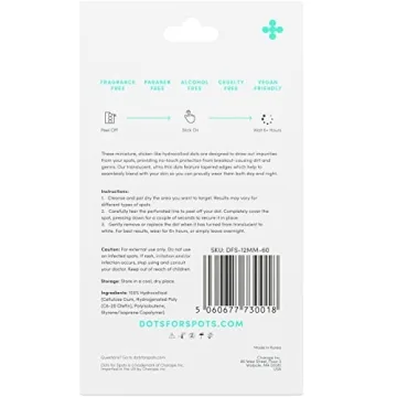 Dots for Spots Translucent Pimple Patches for Rapid Acne Relief
