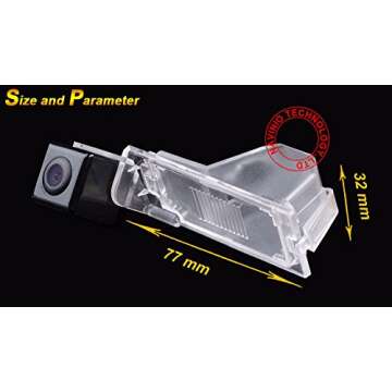 HD Color CCD Waterproof Vehicle Car Rear View Backup Camera, 170 Degree Viewing Angle Reversing Camera for Edge/Escape/Mercury Mariner auto cam