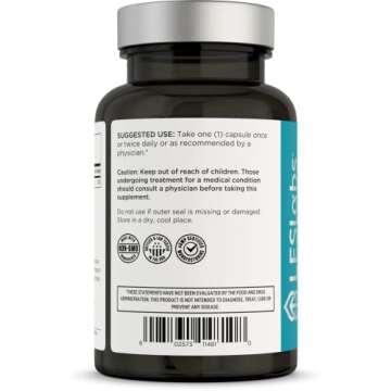 LES Labs Magnesium Citrate – Stress Relief, Restful Sleep, Heart Health, Metabolism, Nerve & Muscl...