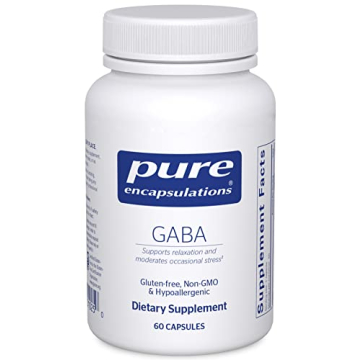 Pure Encapsulations GABA - Natural Calm & Stress Management Supplement - 60 Capsules