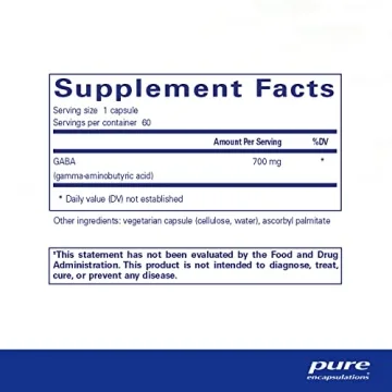 Pure Encapsulations GABA for Stress Relief and Sleep Support