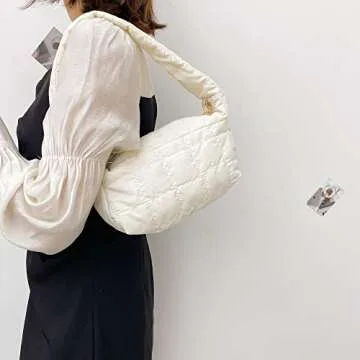 Stylish YCPURSEDN Puffer Bag - Lightweight Handbag for Women