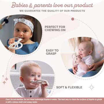Sophie la Girafe Teething Toy | Natural Rubber Made