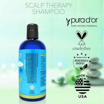 PURA D'OR Therapy Shampoo for Itchy Flaky Scalp