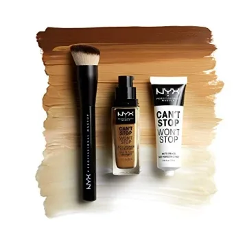 NYX Matte Finish Foundation Brush Flawless Application