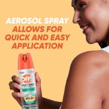 OFF! FamilyCare Insect & Mosquito Repellent Aerosol, Smooth and Dry Formula Bug Spray, Provides up to 6 Hours of Protection, 4 oz