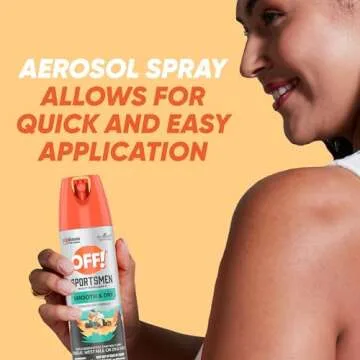 OFF! FamilyCare Insect & Mosquito Repellent Aerosol, Smooth and Dry Formula Bug Spray, Provides up to 6 Hours of Protection, 4 oz