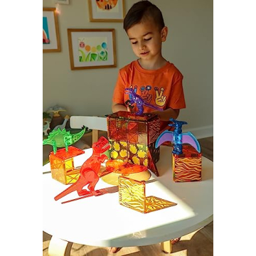 MAGNA-TILES Dino World 40-Piece Set For Creative Kids