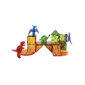 MAGNA-TILES Dino World 40-Piece Set For Creative Kids