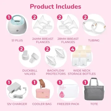 Spectra S1 Plus Electric Breast Milk Pump with Tote
