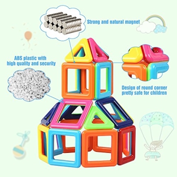 Innoo Tech Magnetic Building Blocks - 108Pcs Set for Kids