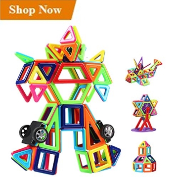 Innoo Tech Magnetic Building Blocks - 108Pcs Set for Kids