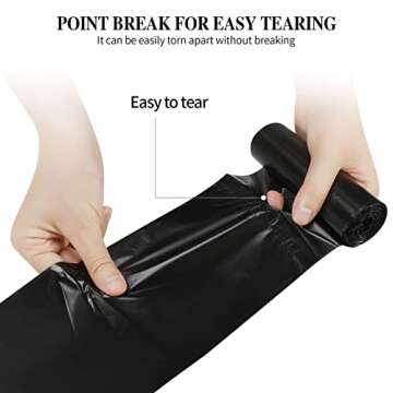 Eco-Friendly Kitchen Trash Bags with Odor Control – 100 Pack