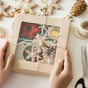 Large Christmas Cookie Cutters,4" Holiday Cookie Cutters Stainless Steel,12pcs Molds with Recipe Instruction,Snowman, Christmas tree, elk, snowflake