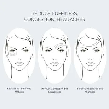 Alana Mitchell Jade Eye Mask – Weighted Eye Mask to Eliminate Wrinkles, Puffiness, & Irritation – Headache and Migraine Relief Mask - 100% Real Jade Stone Beads for Hot & Cold Anti Aging Therapy