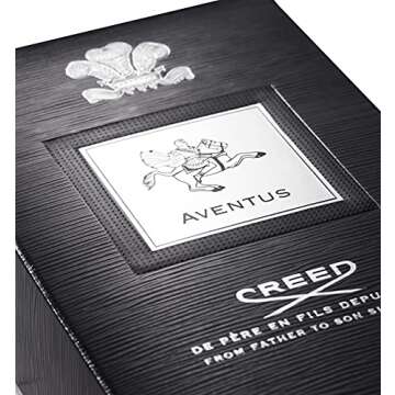 Creed Aventus Cologne, Men's Luxury Cologne, Dry Woods, Fresh & Citrus Fruity Fragrance, 100 ML