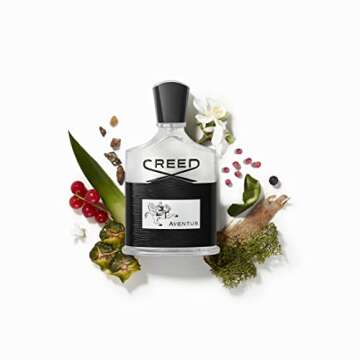 Creed Aventus Cologne, Men's Luxury Cologne, Dry Woods, Fresh & Citrus Fruity Fragrance, 100 ML