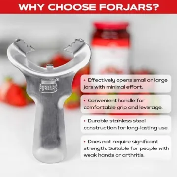 Top-Rated Forjars Manual Jar Opener for Every Kitchen