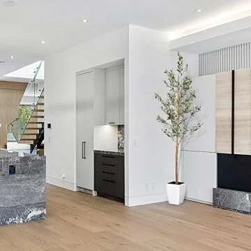 LYERSE 7ft Artificial Olive Tree for All Year Decor